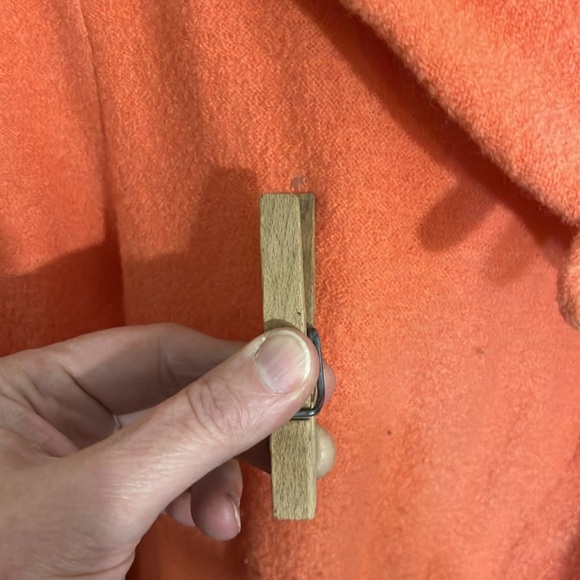 100% wool Anthropologie Moth long cape / sweater coat with hood Medium - Picture 9 of 15